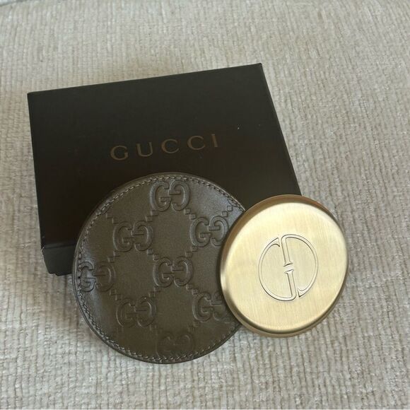 Vintage Gucci Compact Mirror w/ box - Picture 1 of 7